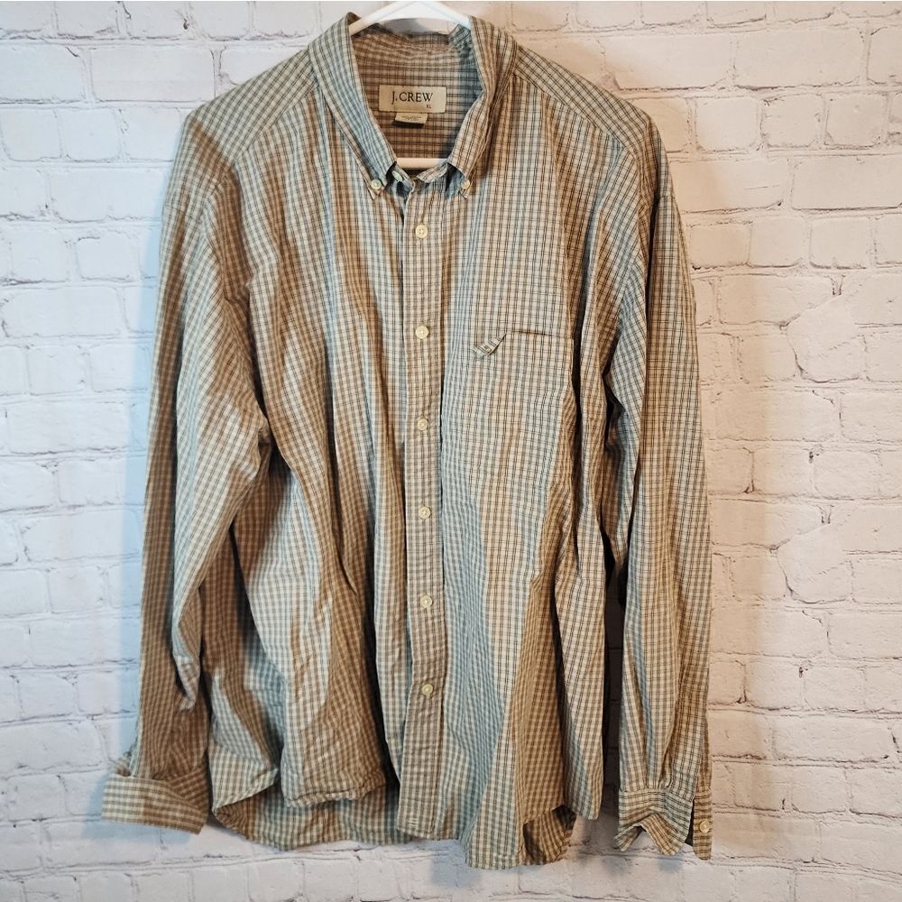 Men's J. Crew longsleeve button-down shirt, size XL